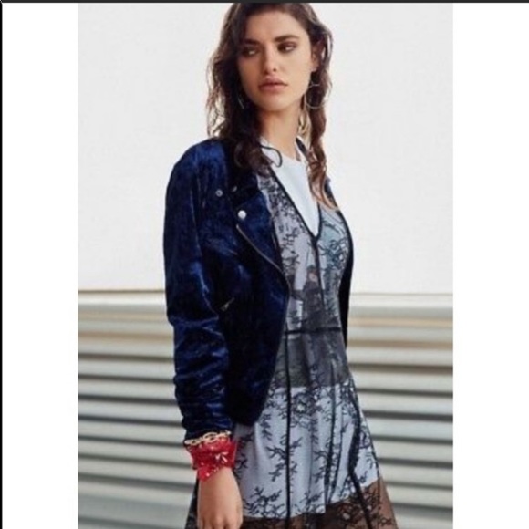 Urban Outfitters Silence + Noise New Moto Jacket L - Picture 6 of 8